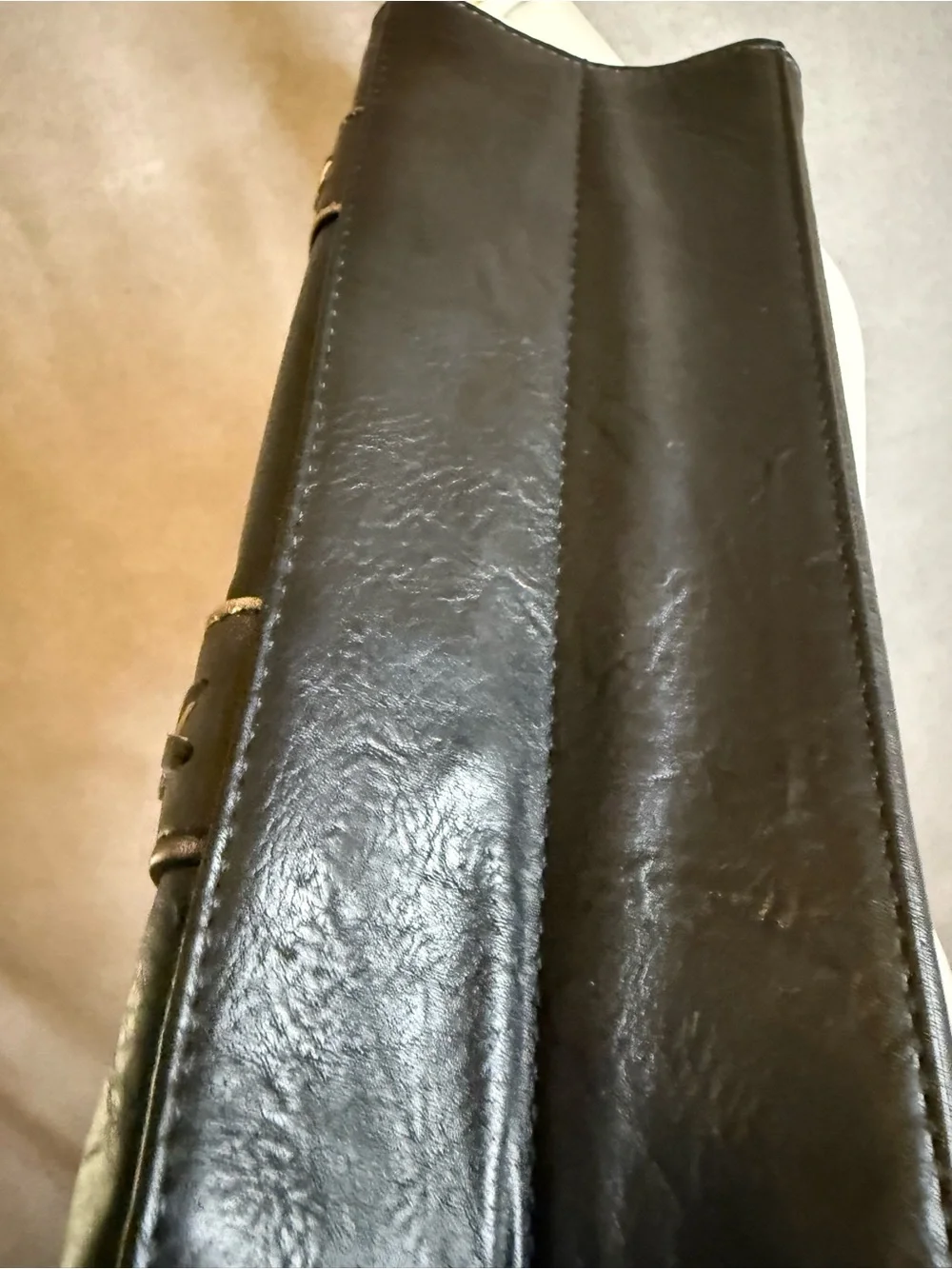 Wrangler Black Faux Leather Satchel Crossbody Bag NWT